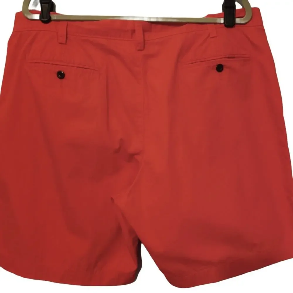 J. Crew Shorts Men’s Size‎ 38”W 9” Inseam Orange Flat Front